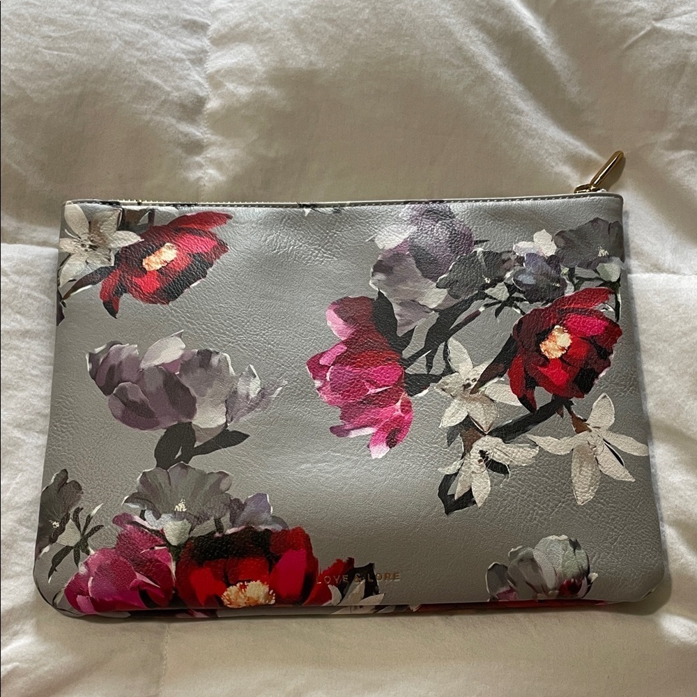Love & Lore | By Indigo | Floral | Cosmetic Bag/Travel/Purse Accessory